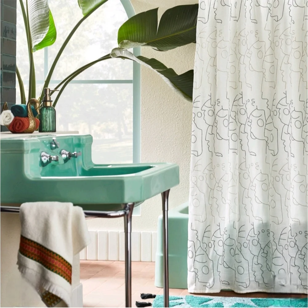 Opalhouse designed with Jungalow In This Together Shower Curtain White